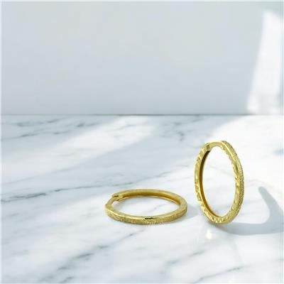 14 Ayar Altın Tasarım Küpe  -  0203729