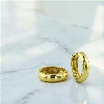 14 Ayar Altın Tasarım Küpe  -  0203735