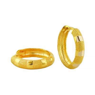 14 Ayar Altın Tasarım Küpe  -  0203742