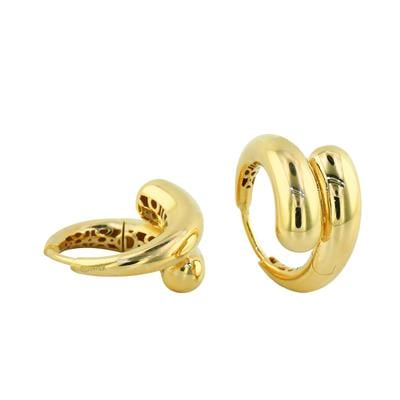 14 Ayar Altın Tasarım Küpe  -  0204337