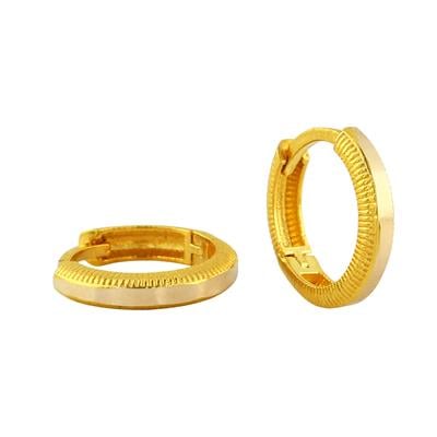 14 Ayar Altın Tasarım Küpe  -  0204358