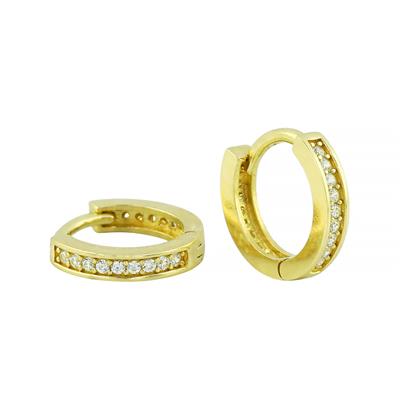 14 Ayar Altın Tasarım Küpe  -  0205119