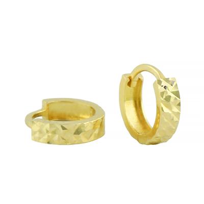 14 Ayar Altın Tasarım Küpe  -  0205120