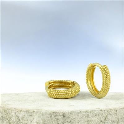 14 Ayar Altın Tasarım Küpe  -  0205123