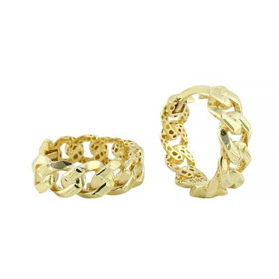 14 Ayar Altın Tasarım Küpe  -  0205249