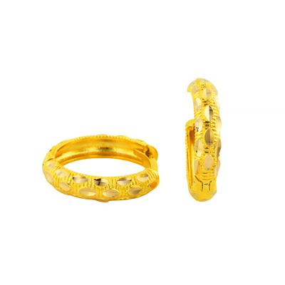 14 Ayar Altın Tasarım Küpe  -  0206654