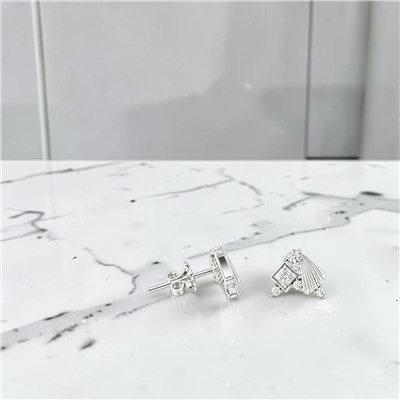 14 Ayar Altın Tasarım Küpe  -  0214514