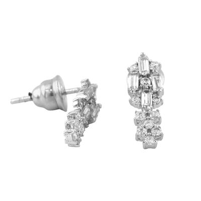 14 Ayar Altın Tasarım Küpe  -  F003174