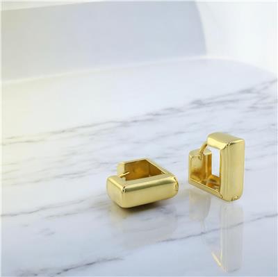 14 Ayar Altın Tasarım Küpe  -  F004825