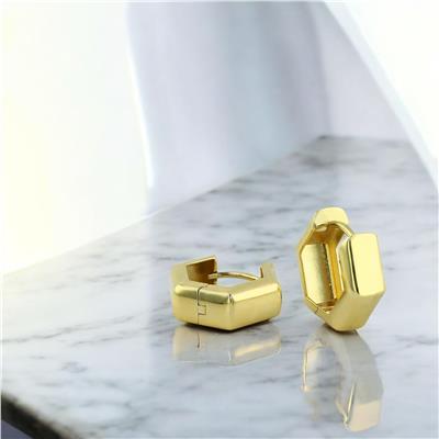 14 Ayar Altın Tasarım Küpe  -  F004826