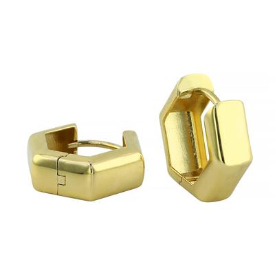 14 Ayar Altın Tasarım Küpe  -  F004826