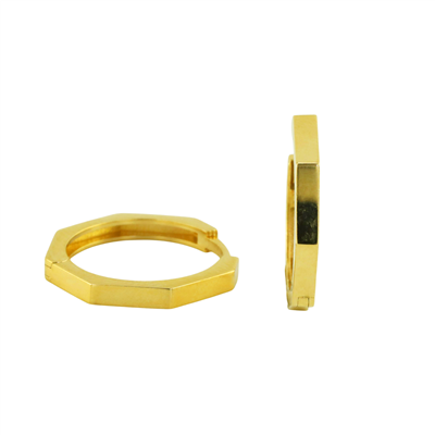 14 Ayar Altın Tasarım Küpe  -  F006415