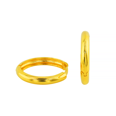 14 Ayar Altın Tasarım Küpe  -  F006564