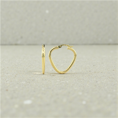 14 Ayar Altın Tasarım Küpe  -  K222491