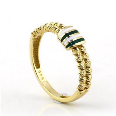 14 Ayar Altın Tasarım Yüzük - 0166987