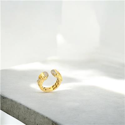 14 Ayar Altın Tasarım Yüzük  -  0180644