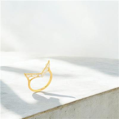 14 Ayar Altın Tasarım Yüzük  -  0181207