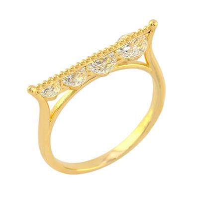 14 Ayar Altın Tasarım Yüzük  -  0181208