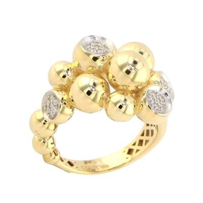 14 Ayar Altın Tasarım Yüzük  -  0181342