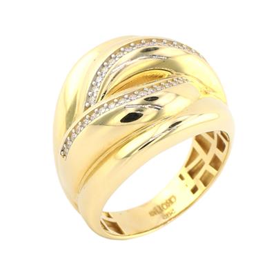 14 Ayar Altın Tasarım Yüzük  -  0181345