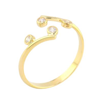 14 Ayar Altın Tasarım Yüzük  -  0181921