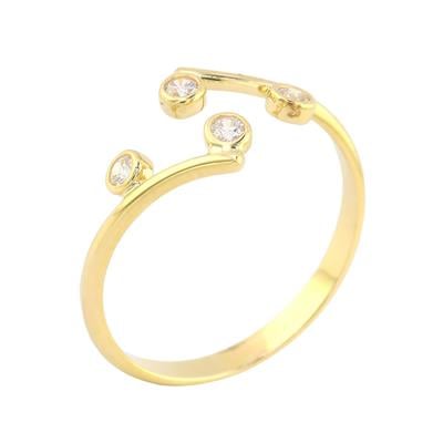 14 Ayar Altın Tasarım Yüzük  -  0181921