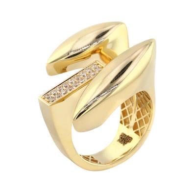 14 Ayar Altın Tasarım Yüzük  -  0188551