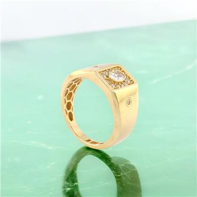 14 Ayar Altın Tasarım Yüzük  -  0188552