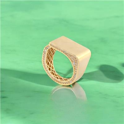 14 Ayar Altın Tasarım Yüzük  -  0188555