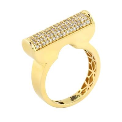 14 Ayar Altın Tasarım Yüzük  -  0188561