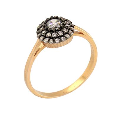 14 Ayar Altın Tasarım Yüzük  -  0190846