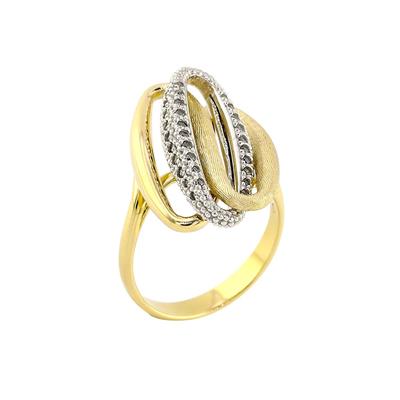 14 Ayar Altın Tasarım Yüzük  -  0191075