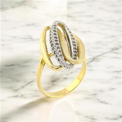 14 Ayar Altın Tasarım Yüzük  -  0191075