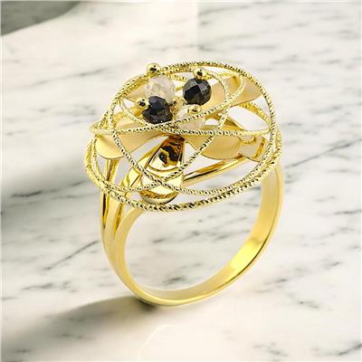 14 Ayar Altın Tasarım Yüzük  -  0191092