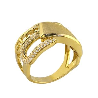 14 Ayar Altın Tasarım Yüzük  -  0192607