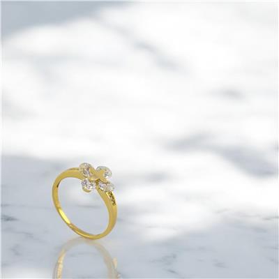 14 Ayar Altın Tasarım Yüzük  -  0192609