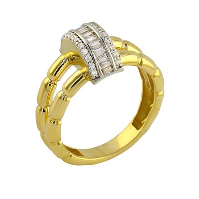 14 Ayar Altın Tasarım Yüzük  -  0192696