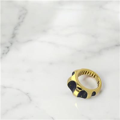 14 Ayar Altın Tasarım Yüzük  -  0192989