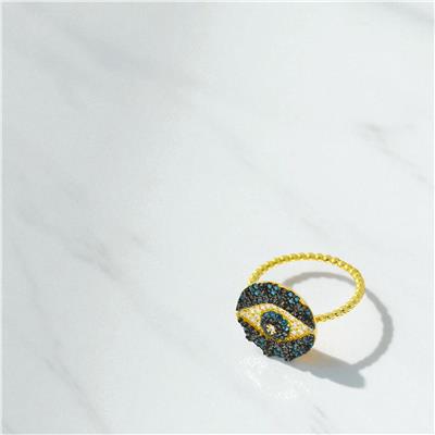 14 Ayar Altın Tasarım Yüzük  -  0194390