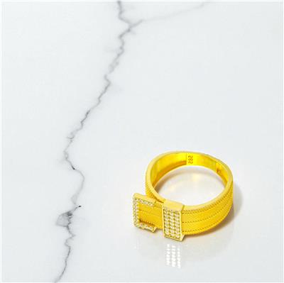 14 Ayar Altın Tasarım Yüzük  -  0194401