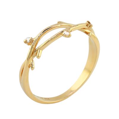 14 Ayar Altın Tasarım Yüzük  -  0194622