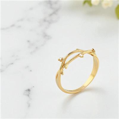 14 Ayar Altın Tasarım Yüzük  -  0194622