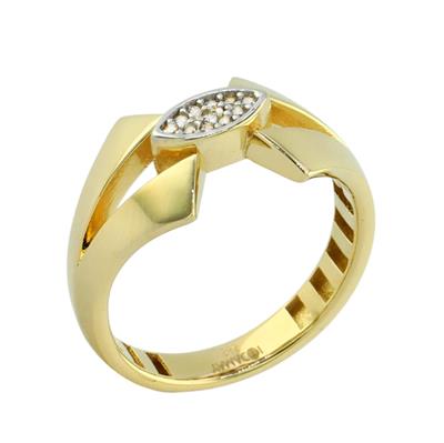 14 Ayar Altın Tasarım Yüzük  -  0194625