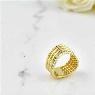 14 Ayar Altın Tasarım Yüzük  -  0194628