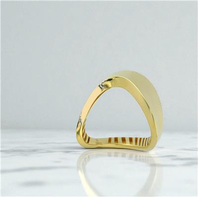 14 Ayar Altın Tasarım Yüzük  -  0194629