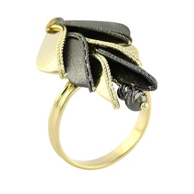 14 Ayar Altın Tasarım Yüzük  -  0195196