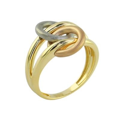 14 Ayar Altın Tasarım Yüzük  -  0196026