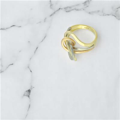 14 Ayar Altın Tasarım Yüzük  -  0196045