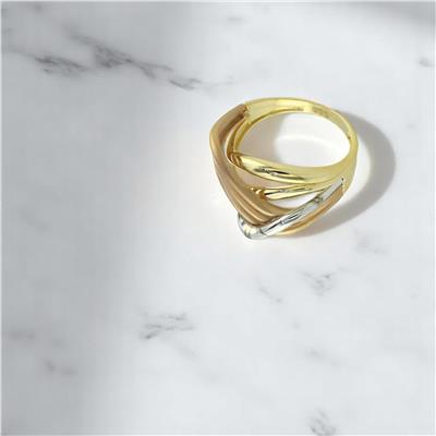 14 Ayar Altın Tasarım Yüzük  -  0196054