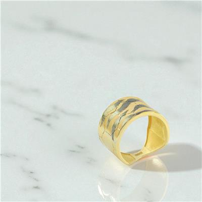 14 Ayar Altın Tasarım Yüzük  -  0196798